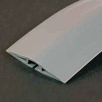 C2G/Cables to Go 16326 Wiremold Corduct Overfloor Cord Protector, Grey (15 Feet)