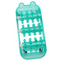 CH Plastic Green Mini Foot Massage Wheel Shape Useful Roller Massager Reduced Pressure Tools