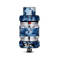 IT'S A SKIN Decal Vinyl Wrap Compatible with FreeMax Mesh Pro Tank/Heavy Blue Gold Marble Granite