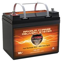 VMAX857 AGM Deep Cycle Group U1 Battery Replacement for Amigo SmartShopper 12V 35Ah Wheelchair Battery