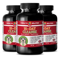 Fat Loss Supplements for Men - 15 Days Cleanse - Advanced Formula - Licorice Root Alcohol Free - 3 Bottles 90 Capsules