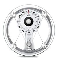 Mechanical electronic scale Professional Analog Mechanical Dial Bathroom Scale, 120kg. Capacity, 155mm Large Dial for The Family Bathroom Hotel Gym