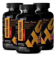 Sex Booster for Couples - Muira PUAMA Extract - Increase libido Supplement - 3 Bottles 270 Capsules
