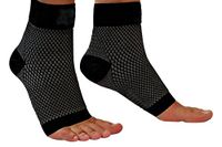 Compression Foot Sleeves, Plantar Fasciitis Compression sleeves - Better than Night Splint Socks, Shoe, Insoles, Inserts & Orthotic for Foot, Ankle Pain Relief for men, women