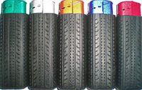 Refillable Electronic Lighters Leather series by Winlite 5 pack deal .
