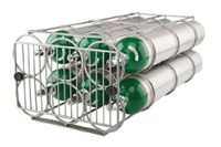 Vehicle Size E Oxygen Tank Cylinder Holder (D.O.T. Compliant) - Holds 6 E Size Tanks