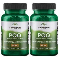 Swanson Pqq Pyrroloquinoline Quinone 20 mg 30 Veg Caps 2 Pack