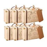 Kingsley 50pcs Retro Postal Service Plane Pattern Wedding Birthday Favor Gift Candy Party Boxes