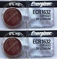Energizer CR1632 Lithium Battery 3V (2 Batteries per pack)