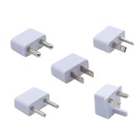 5 Piece International AC Plug Adapter Set for Europe; Middle East & Africa; Asia Pacific; South America; & South Pacific By Lenmar