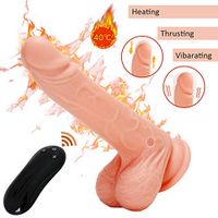 10inch Large 360° Rotation Ďîldɔs' Víbrâtõr Female Thrusting Toy D'ídlõs Machine for Women of Wireless Remote Control USB Recharge with 10 Frequency Modes, Strong Suction Cup