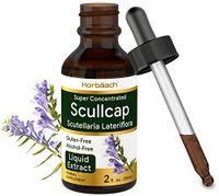 Skullcap Liquid Extract | 2 fl oz| Super Concentrated Scullcap Herb Tincture Supplement | Alcohol Free, Vegetarian, Non-GMO, Gluten Free | by Horbaach