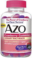 AZO Urinary Tract Health Cranberry Gummies, Mixed Berry 72 ea (Pack of 3)