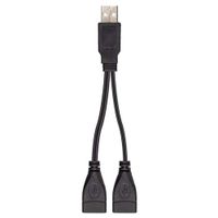 Supicity Dual USB Splitters Charger Cables for Tesla 3, USB Splitter Cable 2 Port Data Transmission Charging Hub for Tesla Model 3, Black Lovely