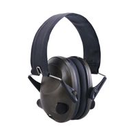 Aurorax Anti-Noise Tactical Headset Sport Hunting Earmuff Headphones Over Ear Stereo Wireless Headset with Noise Cancelling Mic,Lightweight Foldable, Soft Gaming Headset Earphone for PC (Army Green)