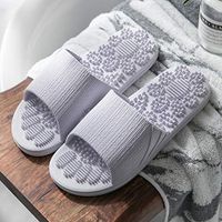 ADAHX Massage Slipper Shoes Unisex Summer Slipper acupoint Healthcare Slipper Health Rotating Accupressure Foot Slippers Men&Women,Purple,6.5