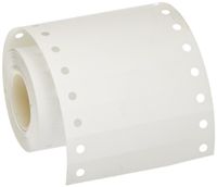 Brady BT-841-WT-0530 3" Width x 0.5" Height, B-841 Polyester Film, Matte Finish White BradyTag Dot Matrix Printable Tag (Pack of 500)