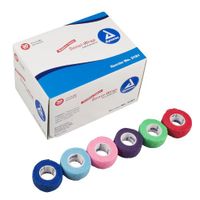Dynarex Sensi Wrap, Self-Adherent 1" x 5 yds Rainbow (5/color) 30/Cs
