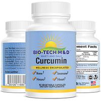 Curcumin Turmeric Root Dietary Supplement Potent antioxidant for oxidative Stress Cognitive Joints Cardiovascular Health Chemical detoxification inflammatory responses - 60 Vegetable Capsules