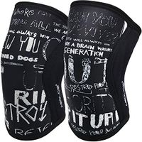 AEOLOS Knee Sleeves (1 Pair), 7mm Thick Compression Knee Braces Offer Strong Support for Weightlifting | Cross Training | Powerlifting | Bodybuilding | Squats | Gym and Other Sports(X-Large)