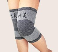 Preceous Elastic Bamboo Charcoal Fibre Leg Compression Knee Brace Knee Support Sleeve One Size Fits All 100% Guaranty Contains 2 Pieces per Pack
