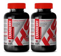 Cranberry Extract Capsules 400 mg - Cranberry All Natural Formula - Support Immune Function (2 Bottles)