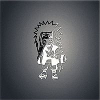 Wallner 2pcs Anime Naruto Uzumaki Metal Decal Sticker for Cellphone and Laptop (Silver) (Jiraiya)
