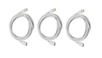 C&E 3 PCS USB 2.0 A Male to A Female Extension 28 OR 24AWG Cable (Gold Plated) White 10 Feet, CNE607689
