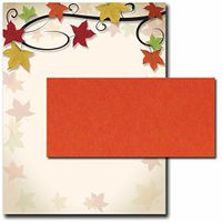 Autumn Vine Letterhead With Coordinating Envelopes, 25pk