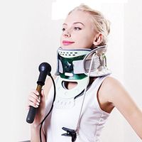 WAOBE Cervical Neck Traction Device - Neck Massager and Brace - Neck and Shoulder Pain Relief Portable Home use Inflatable Massage Relieving Oppression Material Comfort