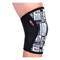 RockTape Knee Sleeves, 2-Pack, Competition Grade, 7mm Thickness, Compression Neoprene, Extra Long for VMO Support, Manifesto, XS