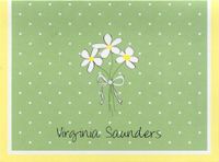 Daisies Printable Note Cards