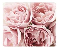 Mouse Pad Pink Roses 36230 Oblong Shaped Mouse Mat Design Natural Eco Rubber Durable Computer Desk Stationery Accessories Mouse Pads for Gift
