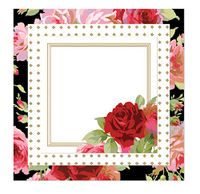 Anna Griffin Rose Black Triple Pad Set (NP657)