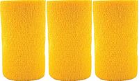 (3 Pack) 3M Vetrap Bandage Tape, Gold, 4" x 5 Yard