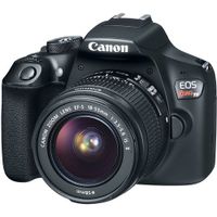 Canon EOS Rebel T6 Digital SLR Camera Kit with EF-S 18-55mm f/3.5-5.6 IS II Lens (Black)