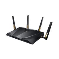 ASUS RT-AX88U AX6000 Dual-Band WiFi Router, Aiprotection Lifetime Security by Trend Micro, Aimesh Compatible for Mesh WiFi System, Next-Gen WiFi 6, Wireless 802.11Ax, 8 X Gigabit LAN Ports