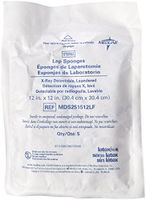 Medline MDS251512LF Sterile X-Ray Detectable Lap Sponges, Deluxe, 12" x 12" (Pack of 200)