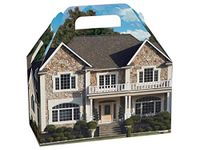 All Occasion Gable Box Prints - Welcome Home Estate Gable Boxes 8-1/2x4-3/4x5-1/2" - (3 Packs; 6 Boxes Per Pack) - Wraps-WHEGB