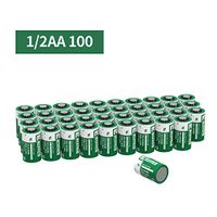 EEMB 3V 1/2 AA Lithium Batteries CR 14250 BL 900mAh Non Rechargeable Primary Battery Lithium-Mno2 Cylindrical Cell Battery UL Certified (100 PCS)