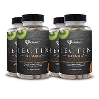 KaraMD Lectin Guard (Multi-Unit Packs) | Doctor Formulated Natural & Concentrated Lectin Blocking Digestive Supplement | Complete Intestinal Health for Men & Women | Non-GMO & Vegan Friendly Capsules