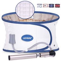 LEAMAI Decompression Back Belt Back Brace Back Pain Lower Lumbar Support Size S,L,XL(25"-55") Four Colors for Men&Women.XL