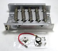 PS334313 - Heavy Duty Clothes Dryer Replacement Heating Element for Whirlpool Kenmore Maytag Roper KitchenAid Estate Sears Magic Chef Amana Admiral Includes 279816 Thermostat kit