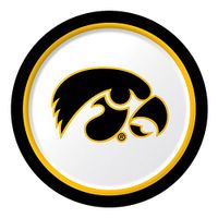 Club Pack of 96 NCAA University of Iowa Disposable Paper Party Dinner Plates 9"