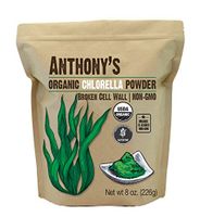 Anthony's Organic Chlorella Powder, 8oz, Non GMO, Gluten Free, Broken Cell Wall