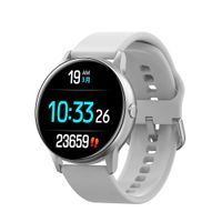 DSMART S3 Fitness Smart Watch for Ladies Girls Activity Tracker Watch with 9 Sports Modes All-Day Heart Rate Blood Pressure SpO2 Monitor, IP68 Waterproof Touch Screen Long Battery Life (Silver)