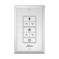 Hunter 99375 Universal Ceiling Fan Wall Control Universal Ceiling Fan Wall Controlwhite