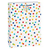 Jumbo Rainbow Mini Polka Dot Gift Bag