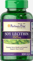 Puritan's Pride Soy Lecithin 1325 mg-100 Rapid Release Softgels