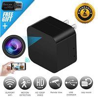 2 in 1 Spy Camera Wifi Wireless Hidden Cam With Audio and USB Charger - iREMARK 1080P HD Mini Security Surveillance Camera - Live View Covert Nanny Cam - Motion Activated - No Lags/No Frozen Streaming